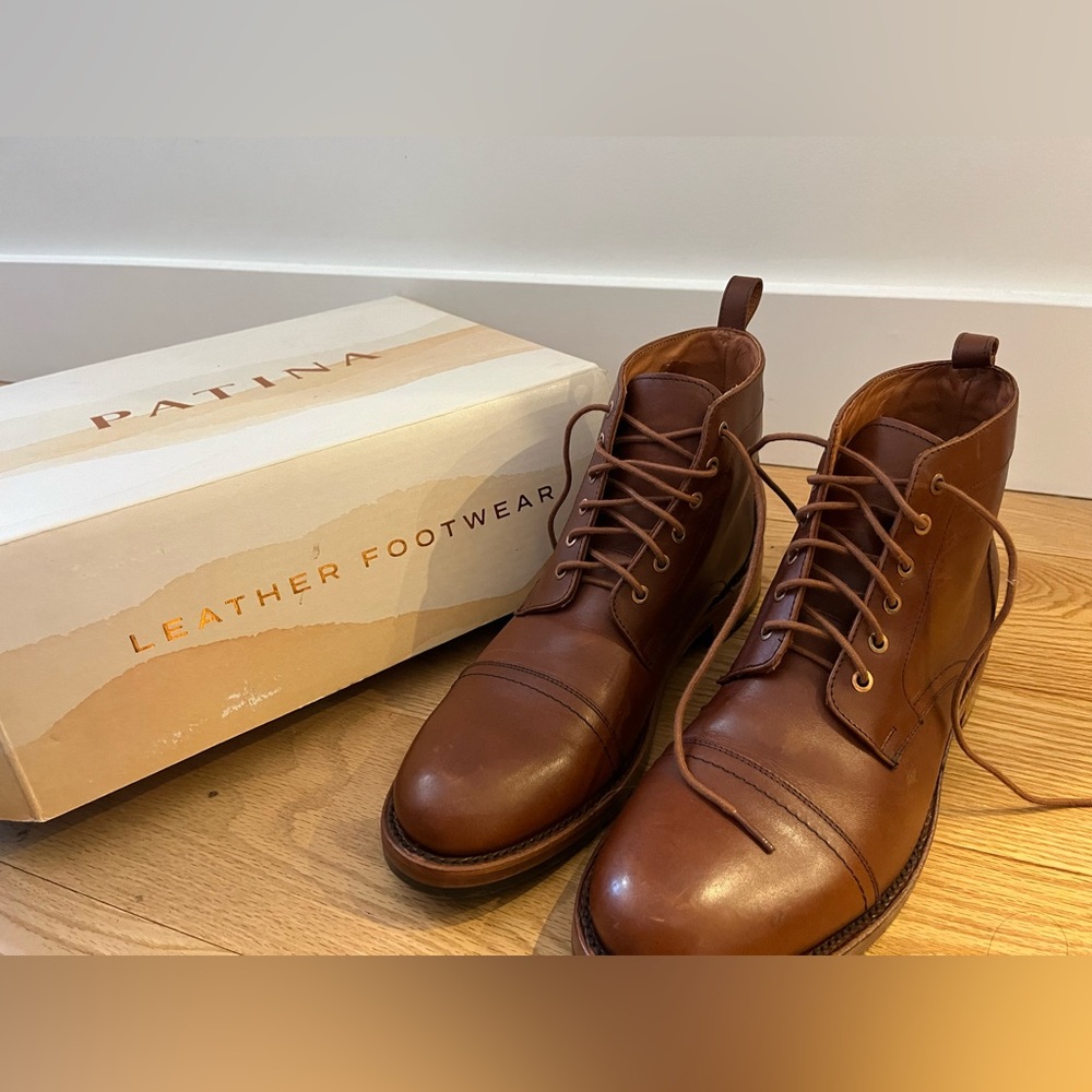 Portland leather men’s boots - Picture 2 of 11